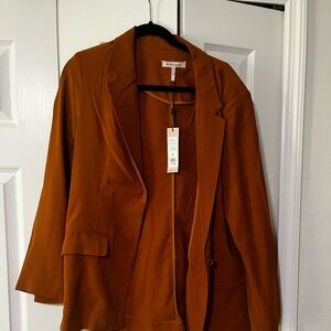 BCBG Burnt Orange Blazer, Size M